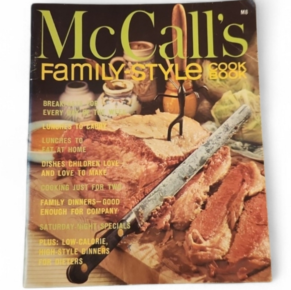 Vintage McCalls Family Style Cookbook
